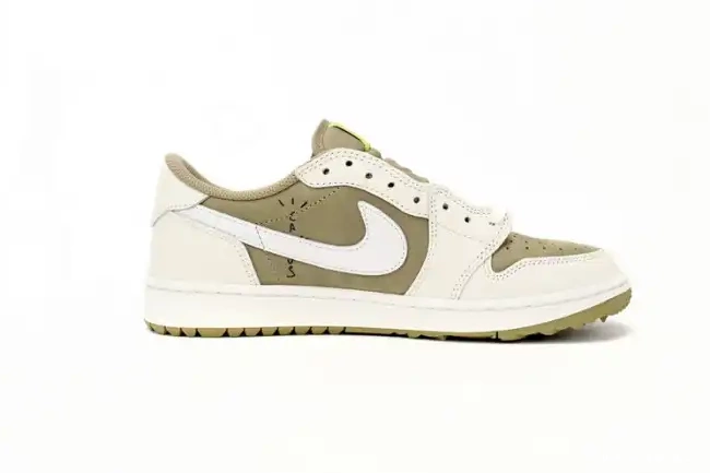 Cheap LUCY x Scott Golf Jordan 1 Low Travis Air FZ3124-200 0427